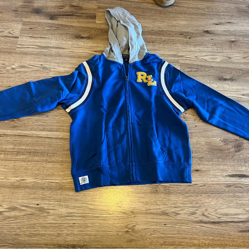 Polo zip up hoodie